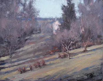 Painting Oil_Dave's St. Paul Yard_10x8